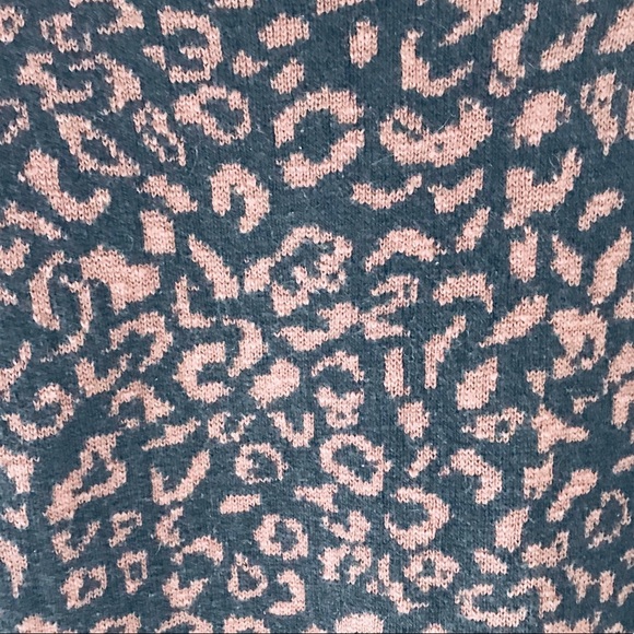 Free People Chic Leopard Print Loose Fit Sweater - Picture 8 of 8